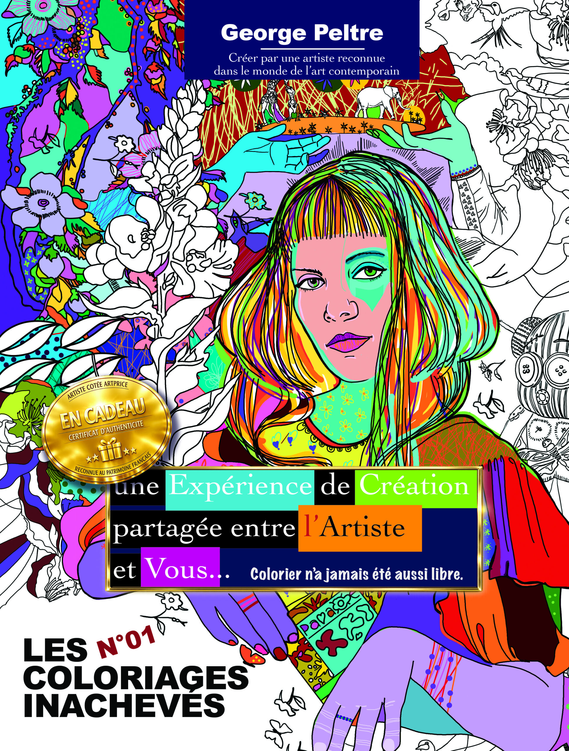 Les Coloriages Inachevés N°01 — livre de coloriage de George Peltre