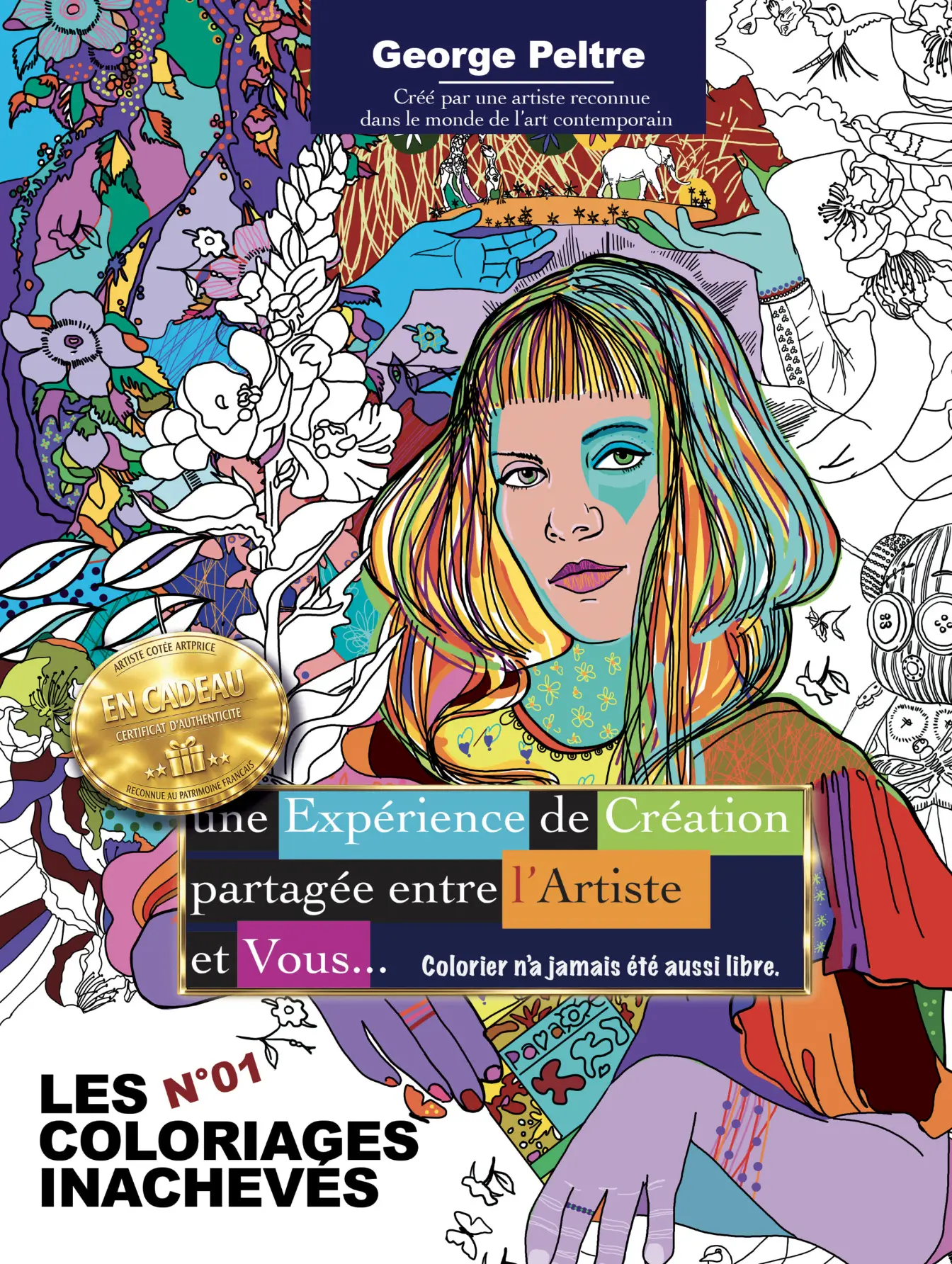 Les Coloriages Inachevés N°01 — livre de coloriage de George Peltre